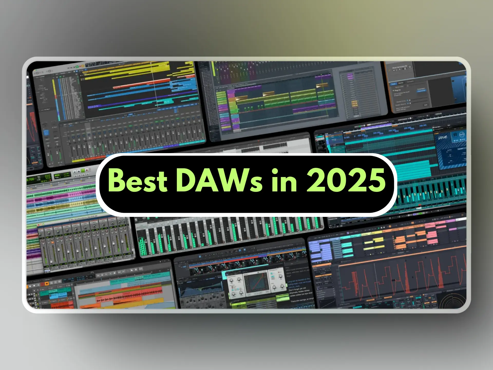 Best Daws 2025: Top 10 Digital Audio Workstations For Producers 1 Best Daws 2025 Top 10 Digital Audio Workstations For Producers